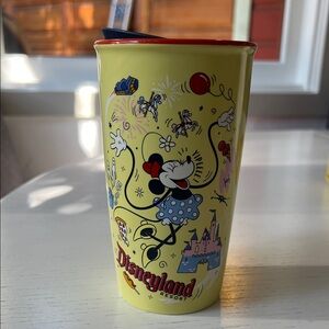 Disneyland x Starbucks porcelain Yellow Tumbler